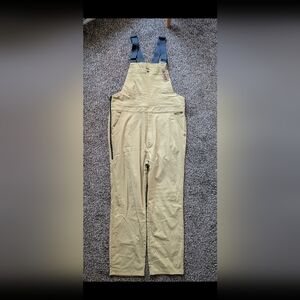 Love Gray and Tan Overalls